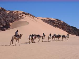 Entrée dans les tassilis des Ajjers