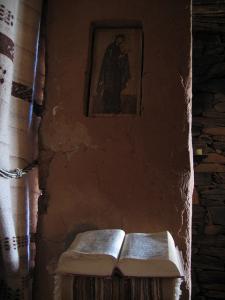 Assekrem  l'intérieur de l'ermitage Charles de Foucauld