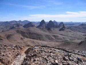 Assekrem  vue depuis l'ermitage Charles de Foucauld (2 780 m)