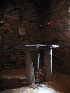 Assekrem  l'intérieur de l'ermitage Charles de Foucauld