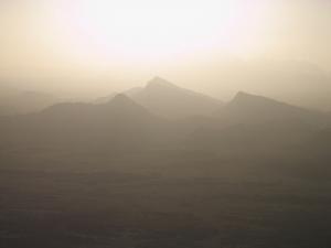 Coucher de soleil sur le Serkout