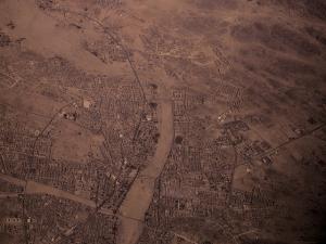 Tamanrasset vue du ciel