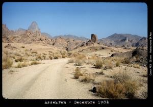 En montant à  l'Assekrem