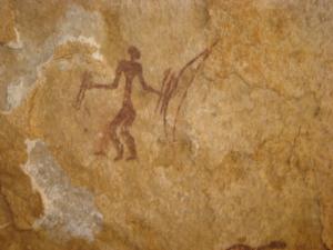Gravures rupestres Chasseur