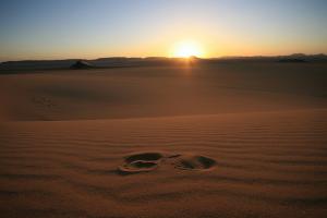 Couché de soleil sur Imberoum