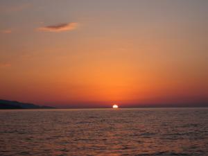 Bejaïa coucher de soleil