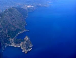 Vue aérienne du Cap Carbon