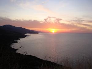 Coucher de soleil sur Saket