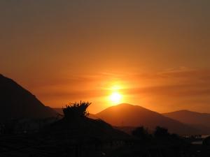 Coucher de soleil aux Hammadites