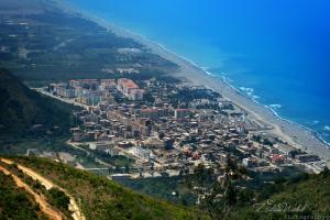 Melbou, vue depuis les montagnes