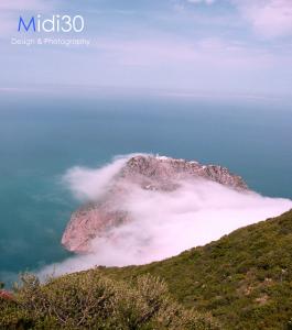 Vue sur le phare militaire (depuis Mont Gouraya)