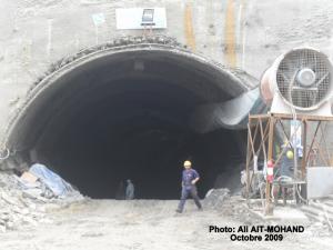 1er tunnel de Béjaia vers Jijel, Oct 2009