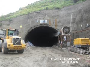 1er tunnel de Béjaia vers Jijel, Oct 2009