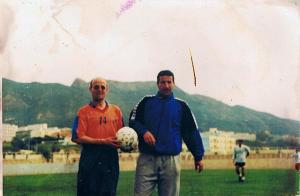 avec Ait mouloud Noureddine,entraineur de la JSMBéjaia