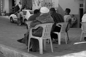 Vieux de Tlemcen au Café