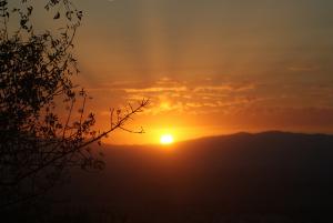 Coucher de Soleil sur  Azazga