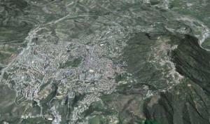 Tizi-Ouzou, vue du ciel