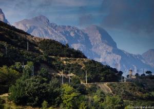 Vue sur le Djurdjura depuis le village d'Iboudraren Tizi ouzou
