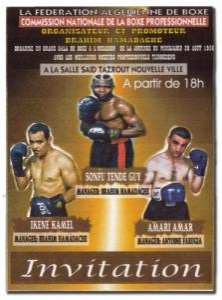Fédération Algerienne de Boxe Guy Sonfu Tende