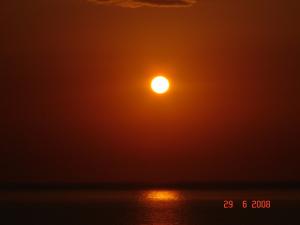 Coucher de Soleil sur la mer à Jijel