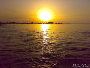 Coucher de Soleil sur le Port de Jijel
