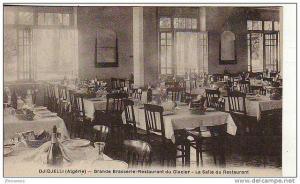 Restaurant de l'aire coloniale à Jijel