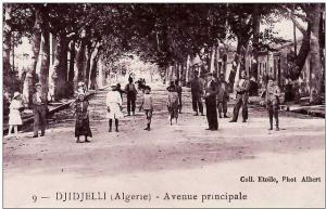 Avenue Principale de Jijel de l'époque coloniale