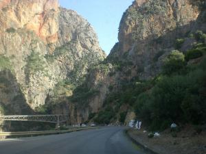 Route Menant aux Montagnes de Jijel