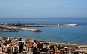 Vue du port de Jijel