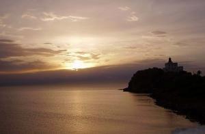 Coucher sur le Grand Phare de  Jijel
