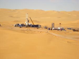 Riggan Puit de gaz, Algeria