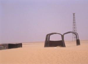 Bidon V, station de gaz