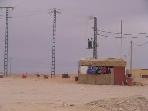 UNE BARAQUE DE THE D'ADRAR A OHANET IN AMENAS ALGERIE