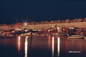 Abri de pêche  ambiance nocturne