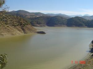 le lac du barrage de l'oued-fodda