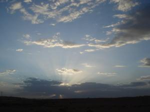 Coucher de soleil a Laghouat