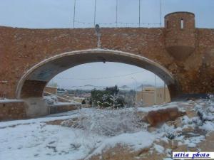 laghouat sous la neige attia
