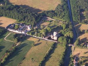 vue aérienne chateau