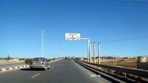 Route en Oum el bouaghi et ain el baidha