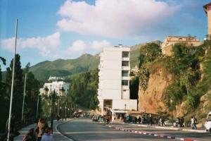 Bejaia vieille sous lycée ville vue Gouraya