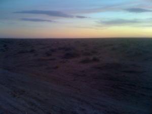 Coucher du soleil à Ourlel Biskra