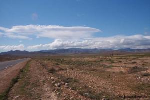 Sur la N46 de Bou Saada à Biskra