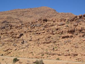 la route vers Moghrar Bechar