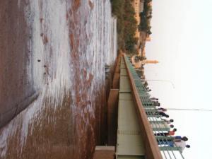 oued en crue à Béni-abbes.