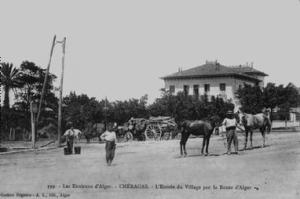 Cheraga, L'Entrée du Village par la Route d'Alger