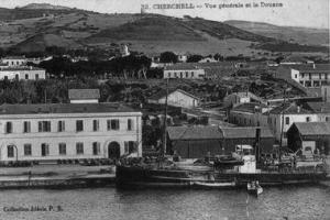 Vue générale et la douane