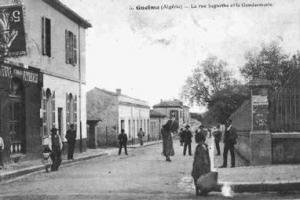 Guelma, la Rue Jugurtha et la Gendarmerie