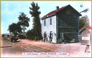 Ain El Hadjar, la gare