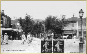 Saïda : Avenue Gambetta vers 1900