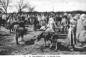 Orleansville, le marché arabe